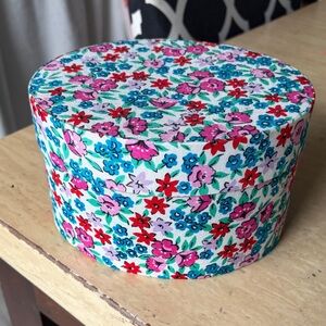 Vintage Floral Storage Box
